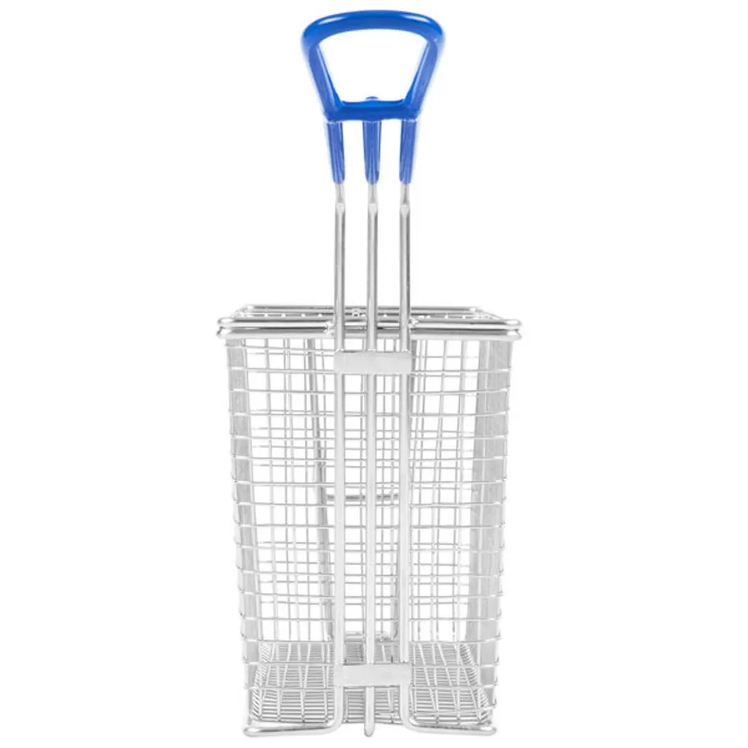Globe TMBASKET1632 Twin Fryer Basket w/ Coated Handle & Front Hook, 9 1/2" x 4" x 6"