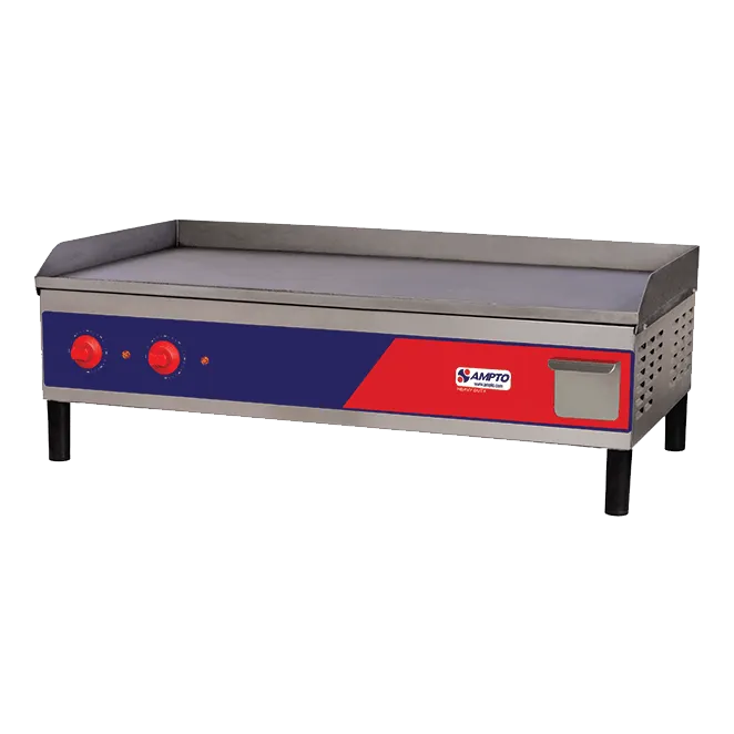 AMPTO GR1E Countertop Electric Griddle with 40" x 19" Surface, Manual (Adjustable) Controls, 220v