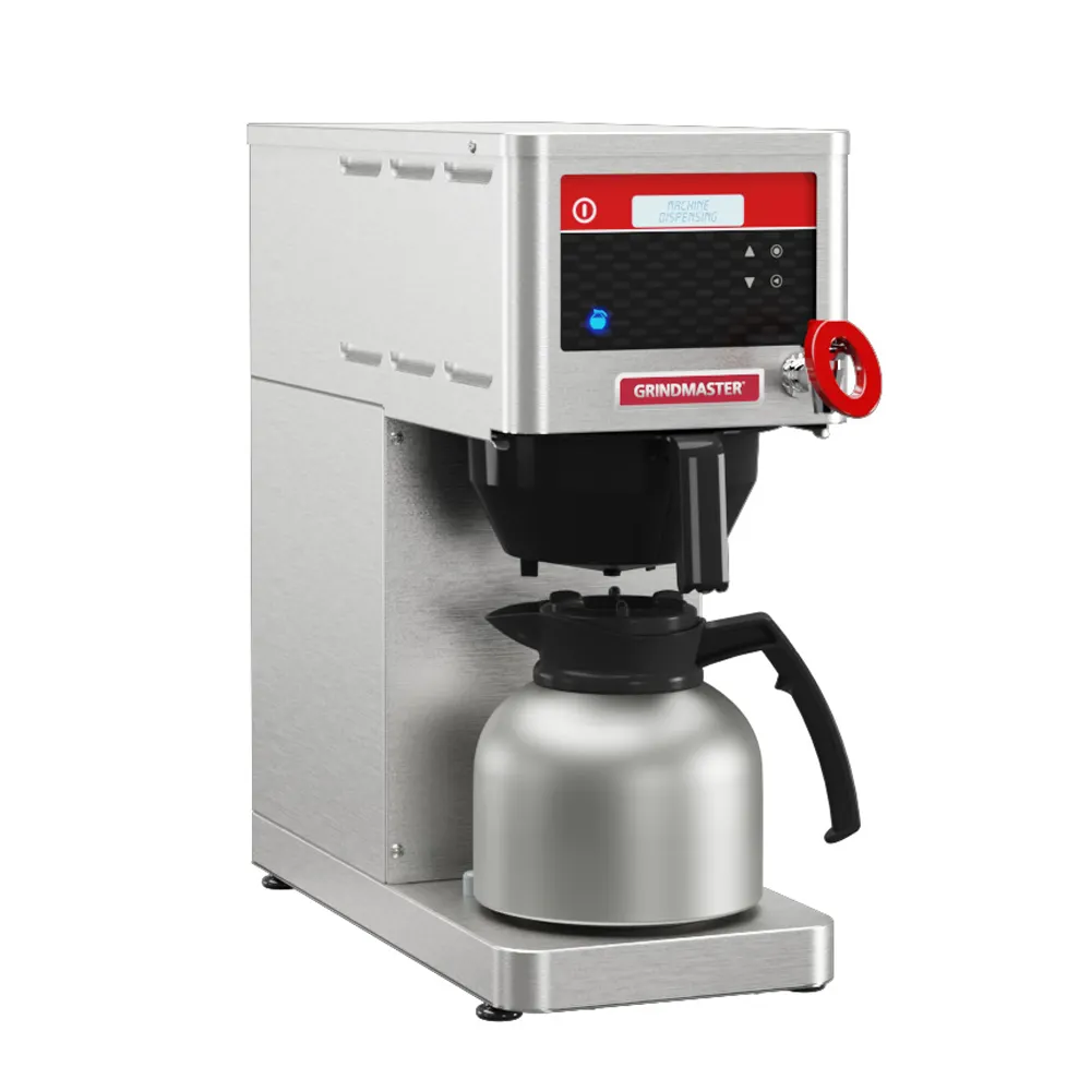GRINDMASTER B-ID-120V Automatic Fill Coffee Brewer for Decanters With Hot Water Faucet, Single