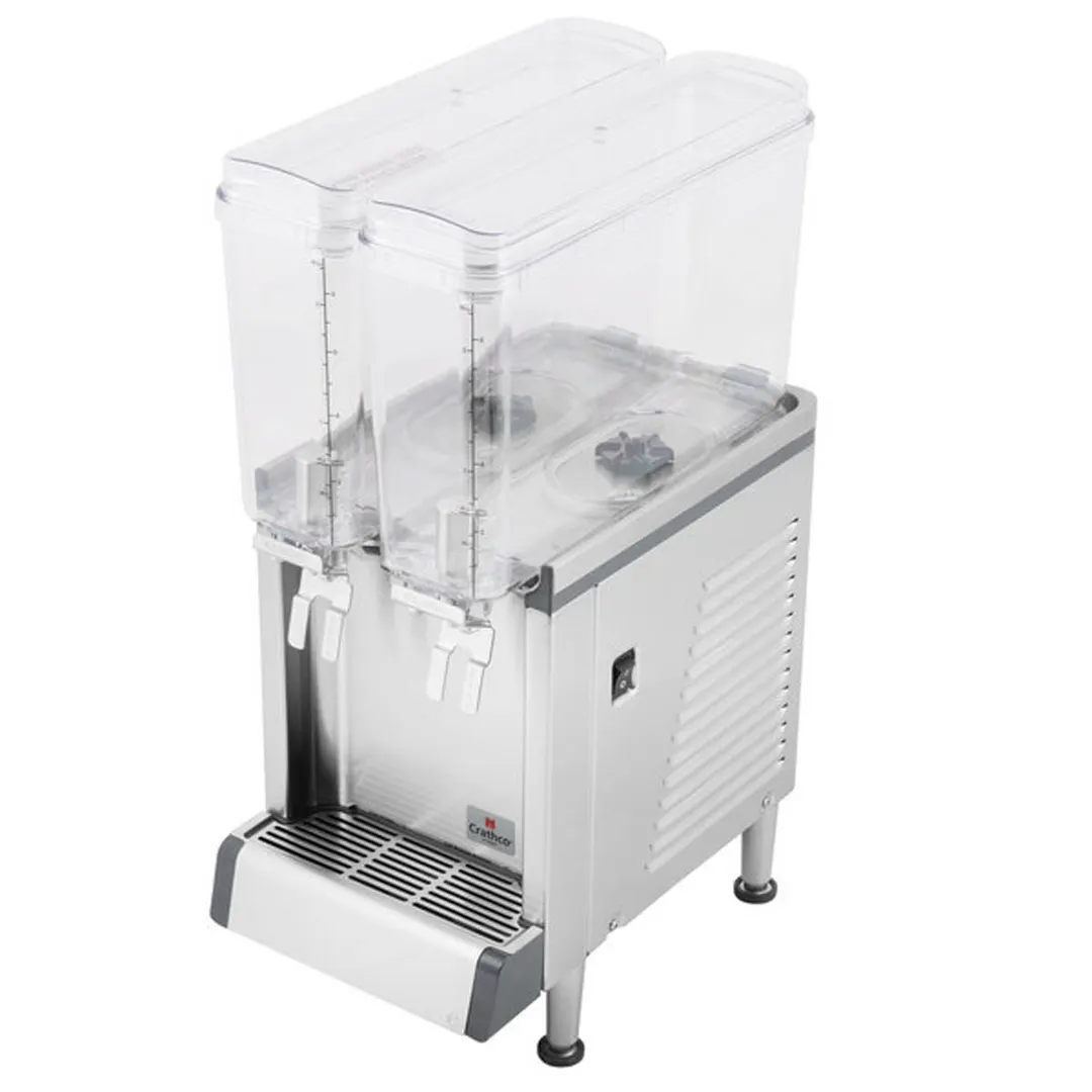 Crathco® CS-2E-16-290 Simplicity® Bubbler® Mini-Twin Pre-Mix Cold Beverage Dispenser