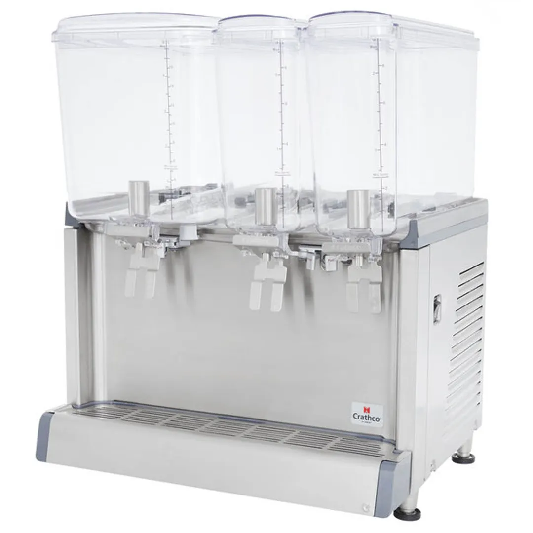 Crathco® CS-3D-16-290 Simplicity® Bubbler® Triple Combo Pre-Mix Cold Beverage Dispenser