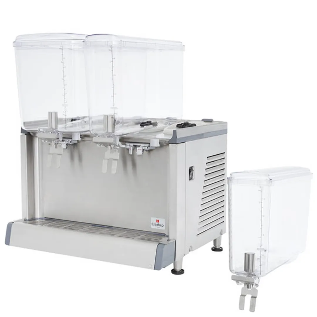 Crathco® CS-3D-16-290 Simplicity® Bubbler® Triple Combo Pre-Mix Cold Beverage Dispenser