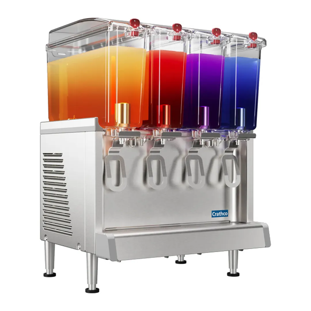 Crathco® CS-4E-16-290 Simplicity® Bubbler® Mini-Quad Pre-Mix Cold Beverage Dispenser