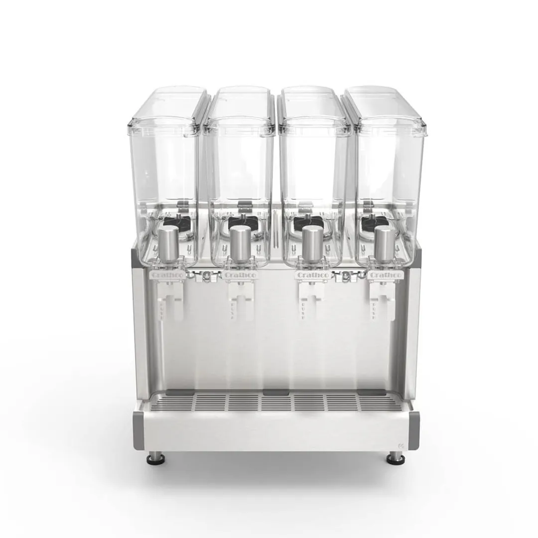Crathco® CS-4E-16-290 Simplicity® Bubbler® Mini-Quad Pre-Mix Cold Beverage Dispenser