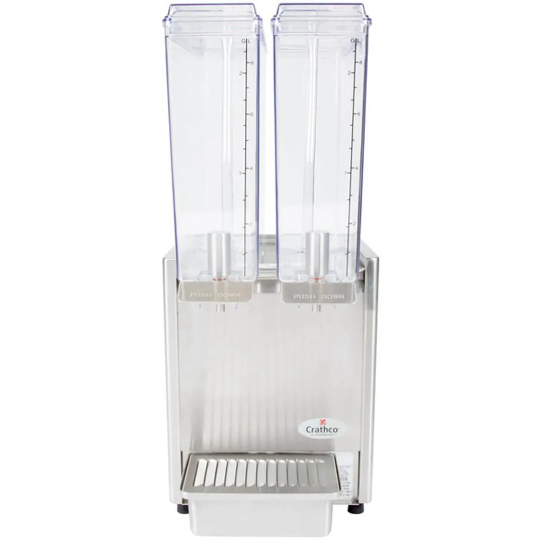 Crathco® E29-3 Classic Bubbler® Mini-Twin Pre-Mix Cold Beverage Dispenser
