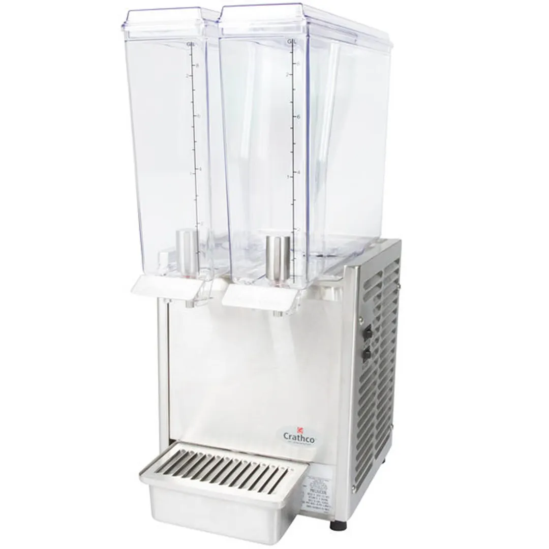 Crathco® E29-3 Classic Bubbler® Mini-Twin Pre-Mix Cold Beverage Dispenser
