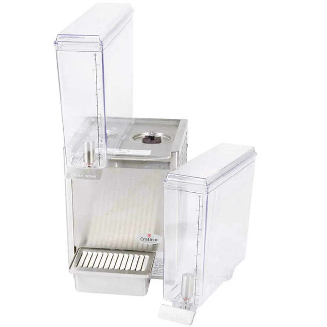 Crathco® E29-3 Classic Bubbler® Mini-Twin Pre-Mix Cold Beverage Dispenser