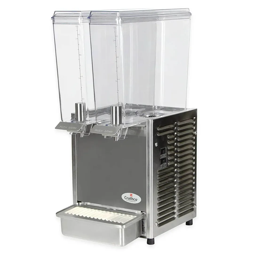 Crathco® E29-3 Classic Bubbler® Mini-Twin Pre-Mix Cold Beverage Dispenser