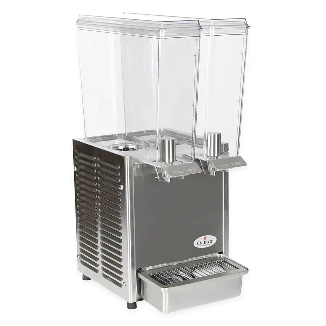 Crathco® E29-3 Classic Bubbler® Mini-Twin Pre-Mix Cold Beverage Dispenser