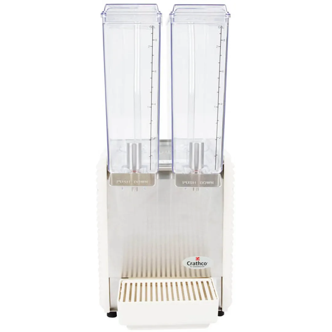 Crathco® E29-4 Classic Bubbler® Mini-Twin Pre-Mix Cold Beverage Dispenser