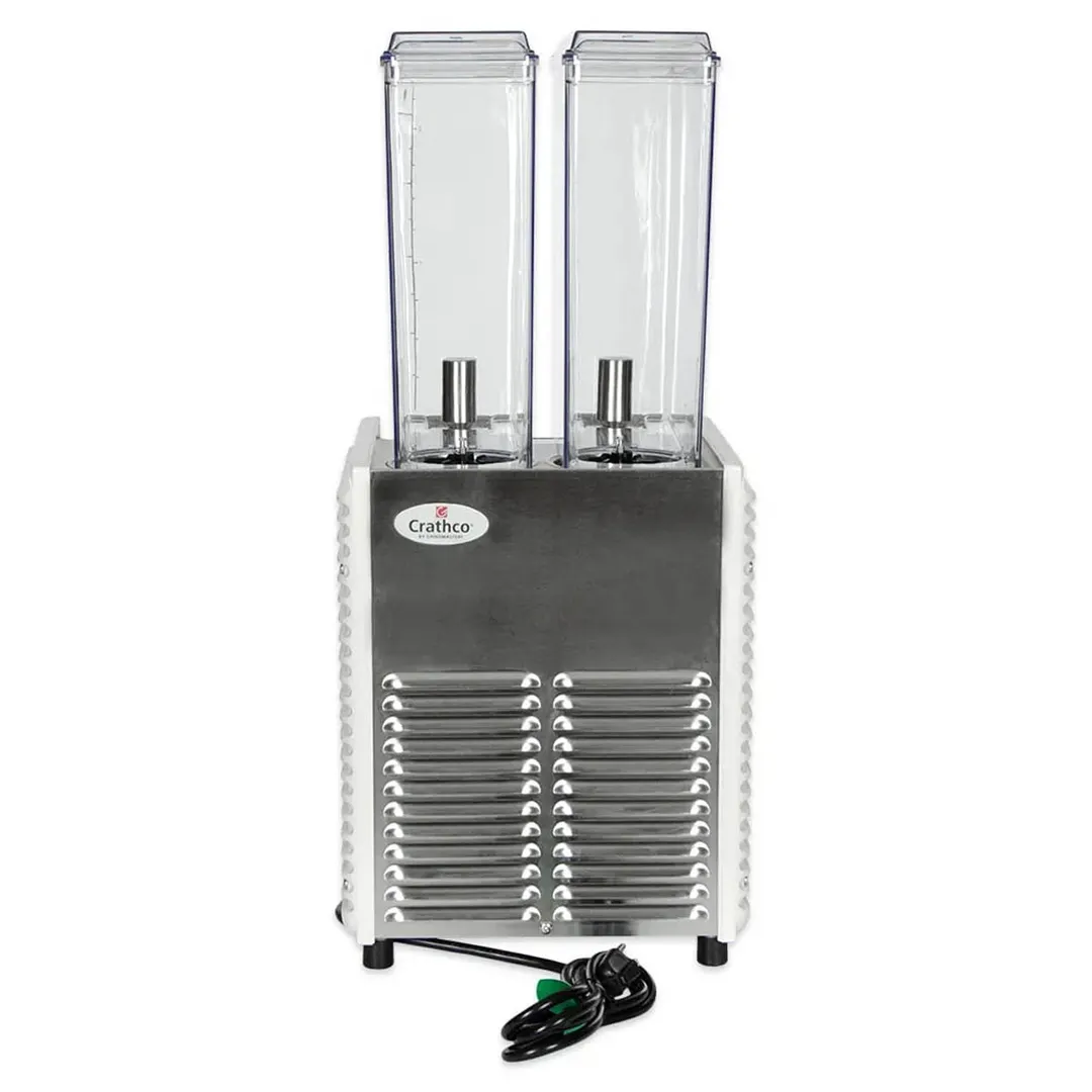 Crathco® E29-4 Classic Bubbler® Mini-Twin Pre-Mix Cold Beverage Dispenser