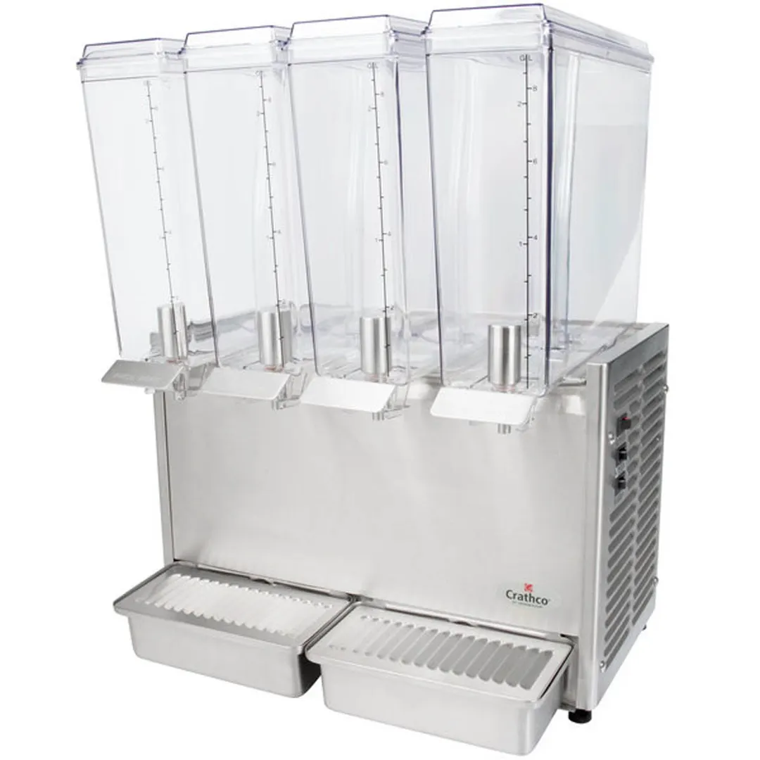 Crathco® E49-3 Classic Bubbler® Mini-Quad Pre-Mix Cold Beverage Dispenser