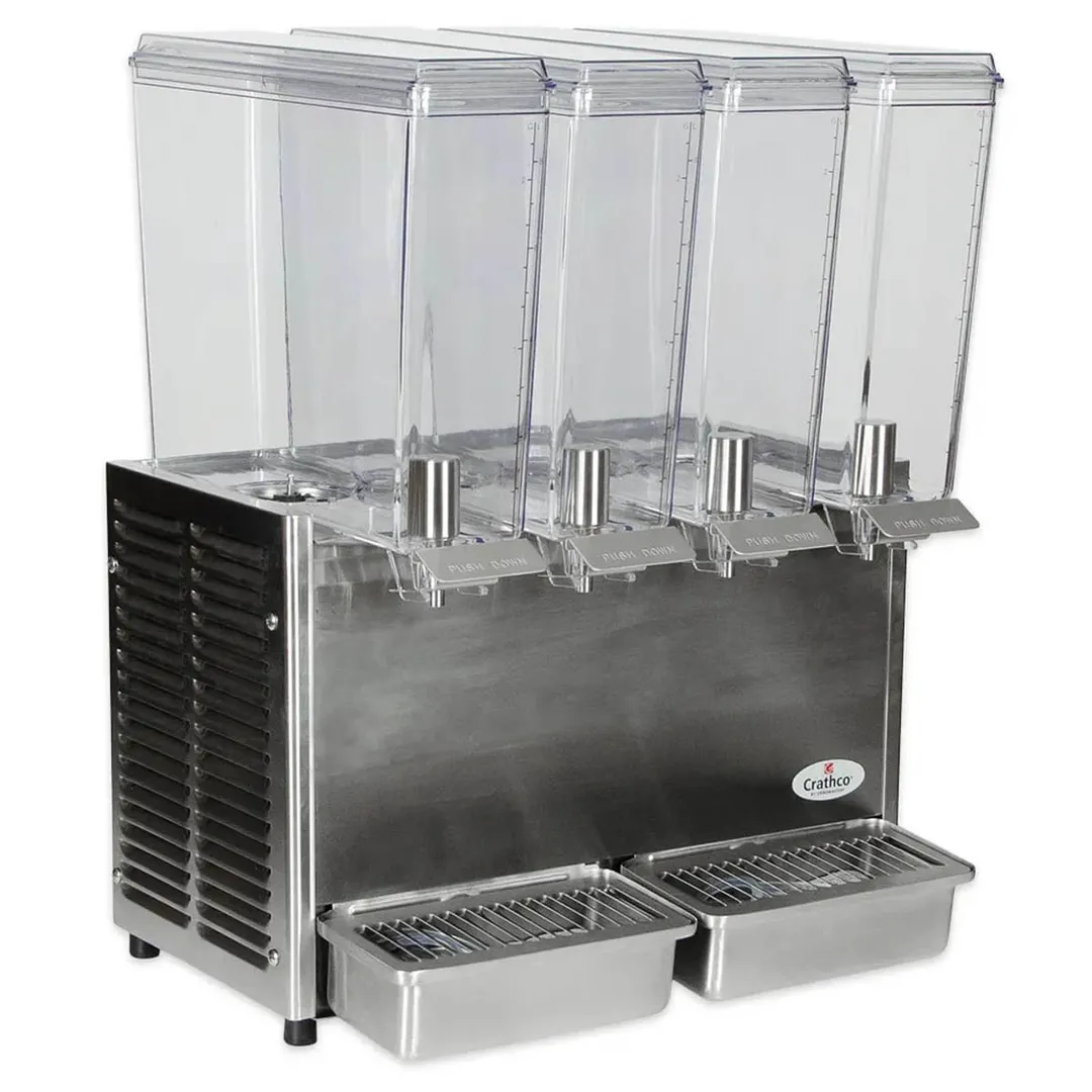 Crathco® E49-3 Classic Bubbler® Mini-Quad Pre-Mix Cold Beverage Dispenser