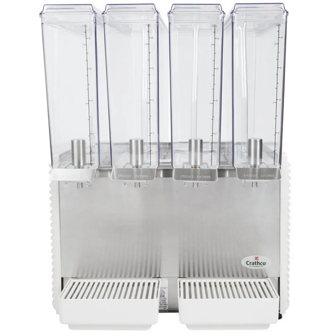 Crathco® E49-4 Classic Bubbler® Mini-Quad Pre-Mix Cold Beverage Dispenser