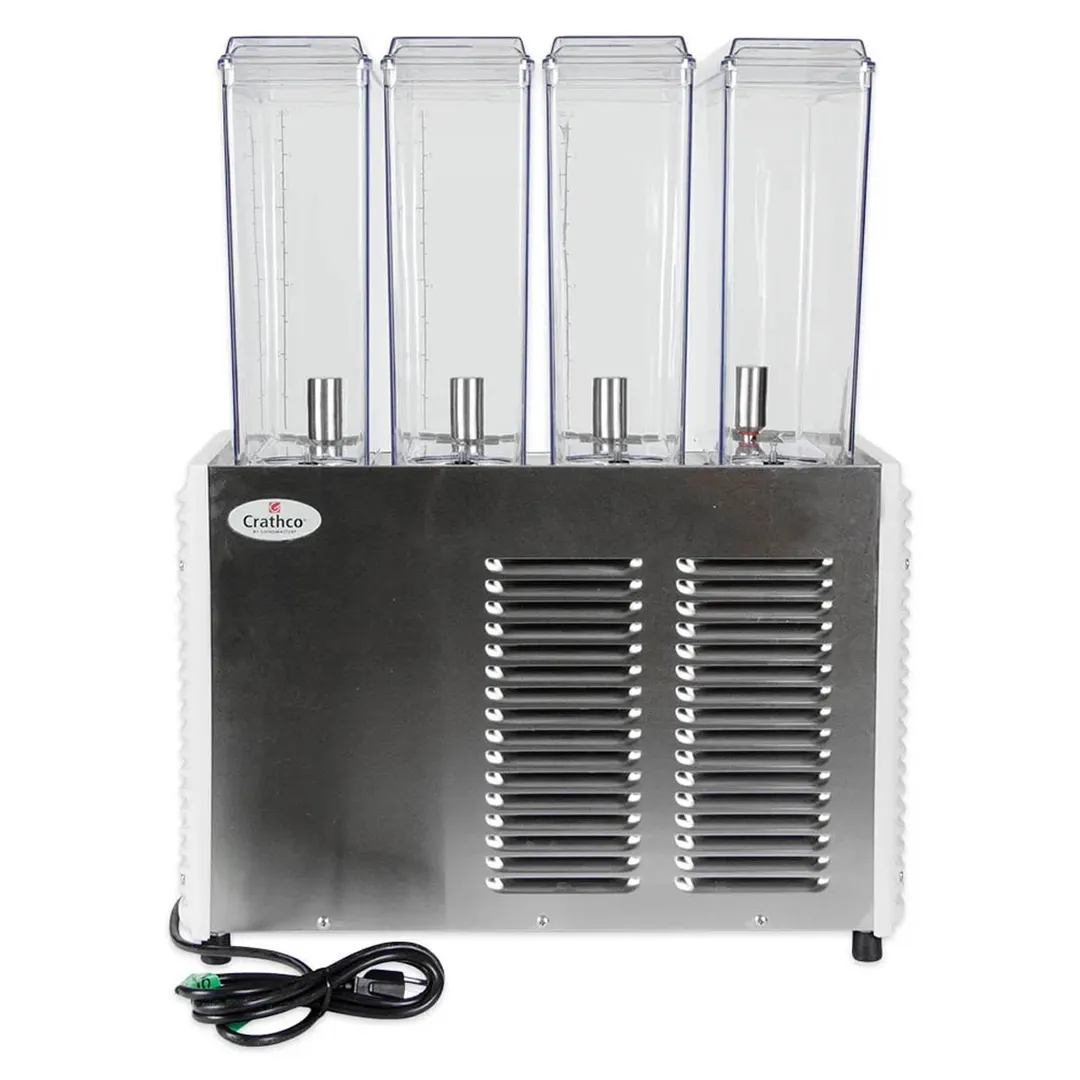 Crathco® E49-4 Classic Bubbler® Mini-Quad Pre-Mix Cold Beverage Dispenser