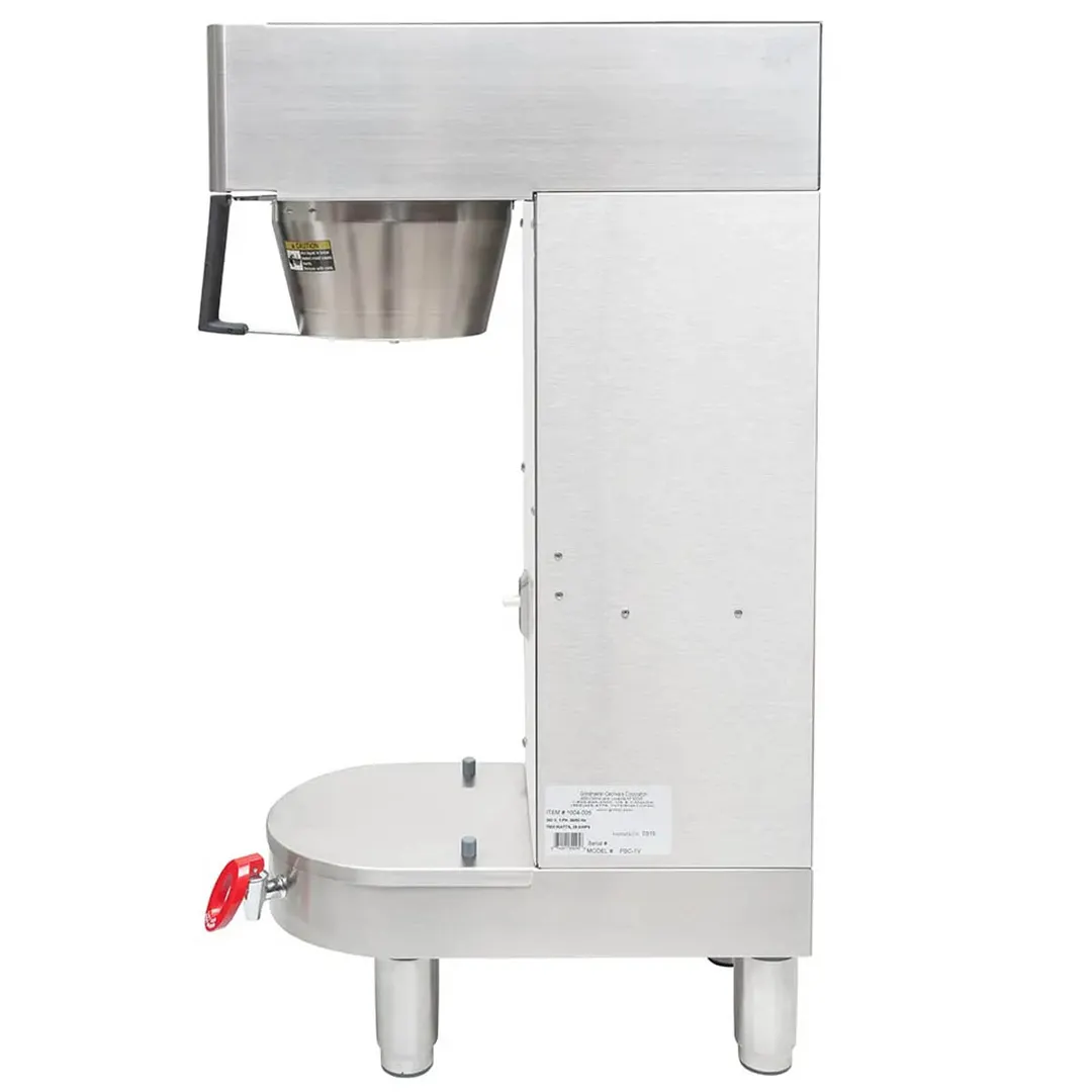 Grindmaster PBC-1V Single Coffee Brewer for Thermal Server For 1.5-Gal Vacuum Shuttle
