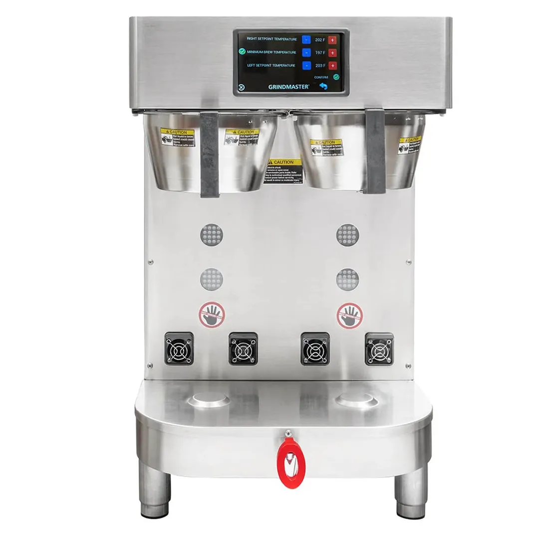 Grindmaster PBC-2A Double Coffee Brewer for Thermal Server For 1.5-Gal Air-Heated Shuttle