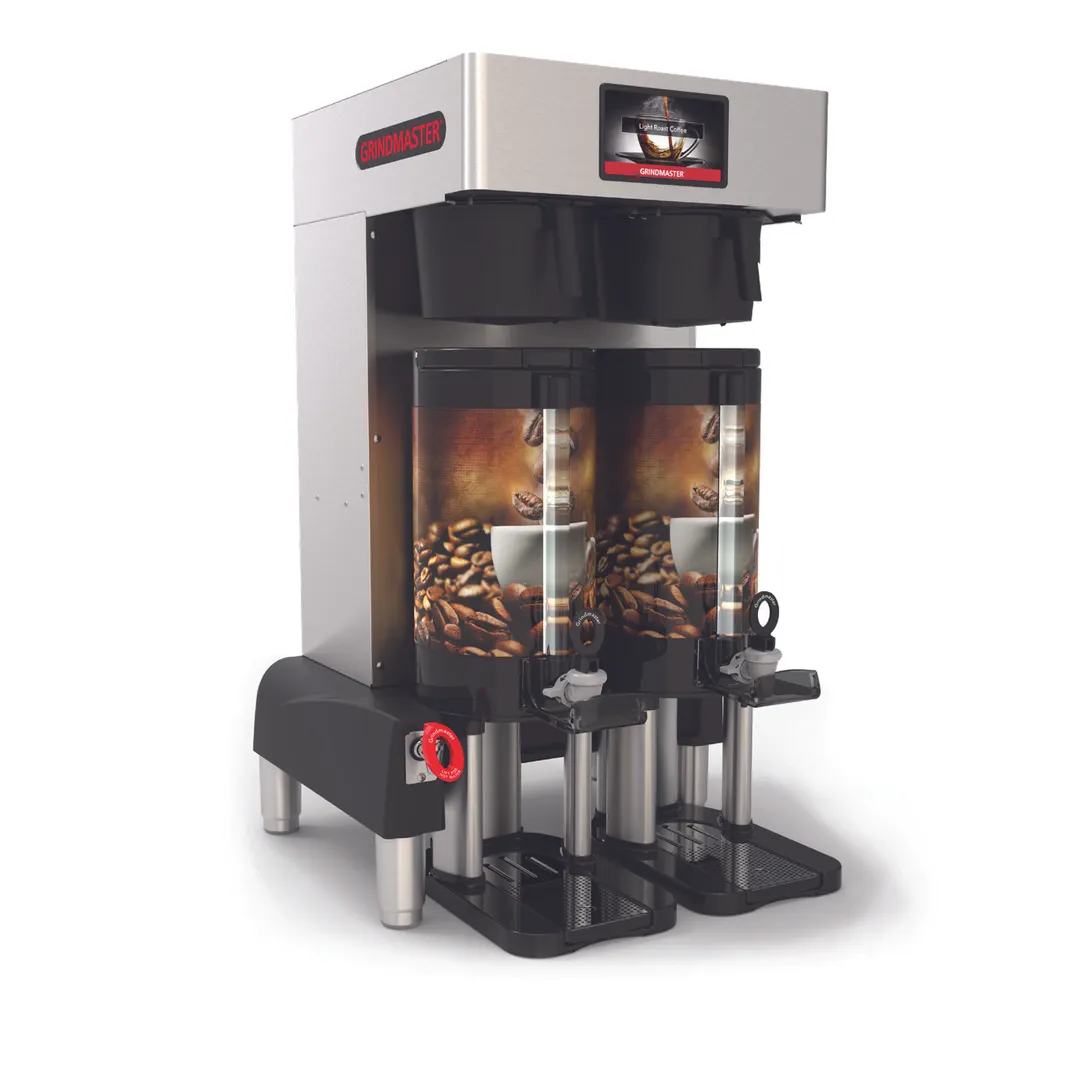 Grindmaster PBC-2VS Double Coffee Brewer for Thermal Server For 1.5-Gal Vacuum Shuttle