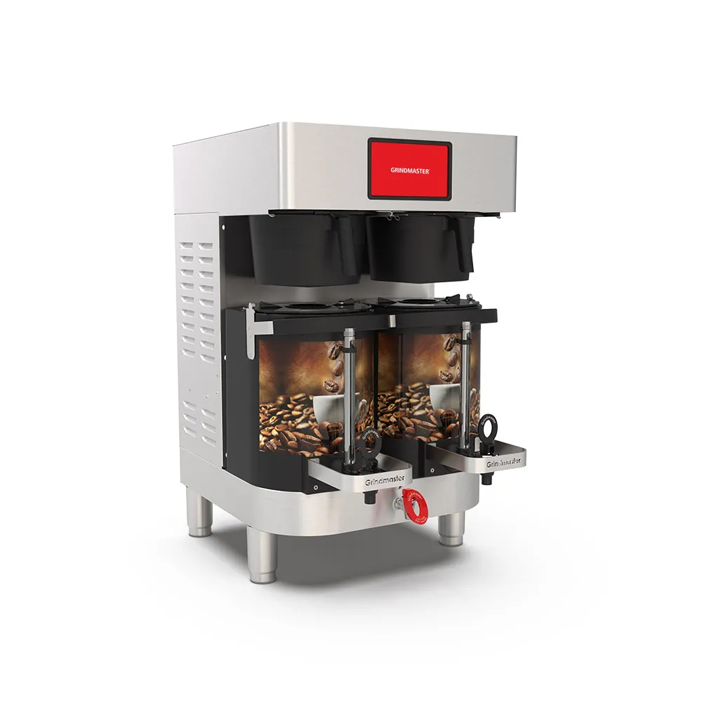 Grindmaster PBC-2W Double Coffee Brewer for Thermal Server For 1.5-Gal Warmer Shuttle