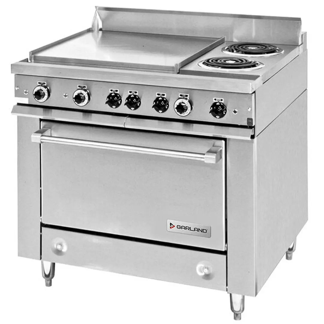 Garland US Range 36ER32-3 36E Series Heavy Duty Range, Electric, 36"