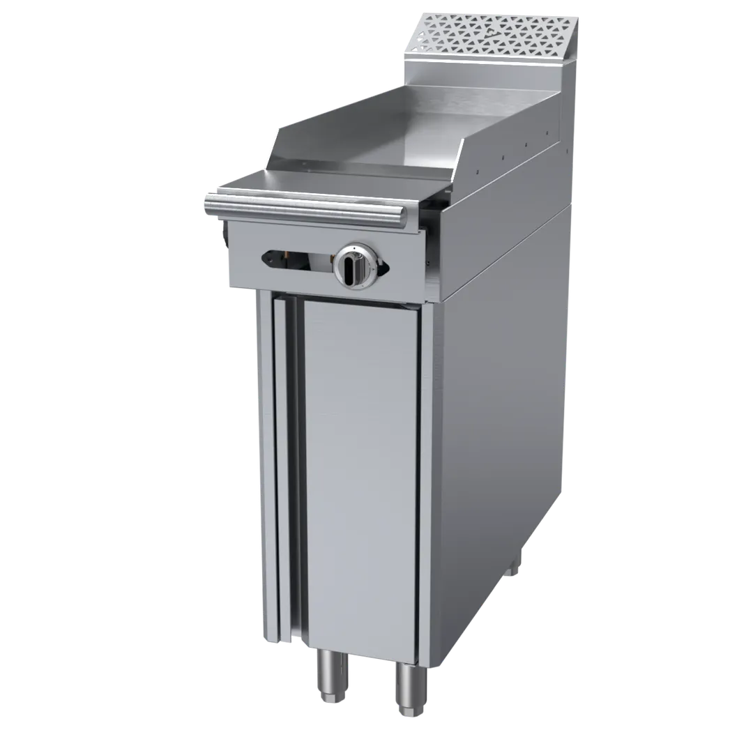 Garland US Range C12-1S 12" Gas Heavy Duty Range, 12" Full Griddle w/ Manual Valve Controls, Cabinet Base, 30.000 BTU 