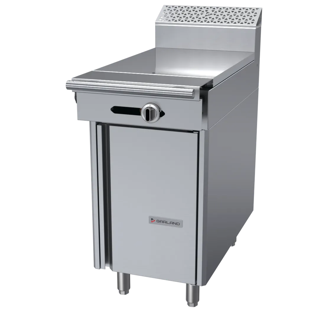 Garland US Range C18-9S 18" Gas Heavy Duty Range w/ 18" Full Hot Top, Cabinet Base, 32.500 BTU