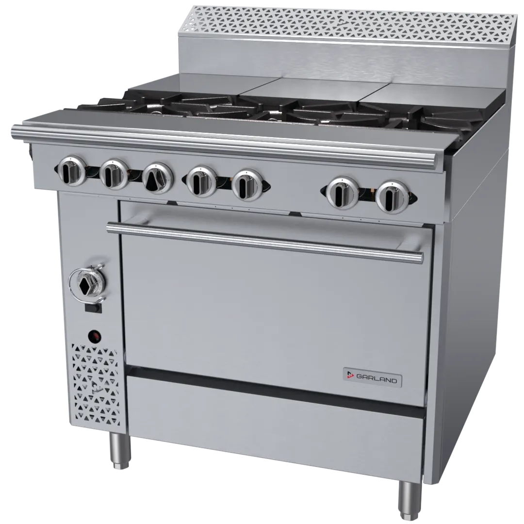 Garland US Range C36-15C Garland Cuisine Series Heavy Duty Range, Gas, 36"