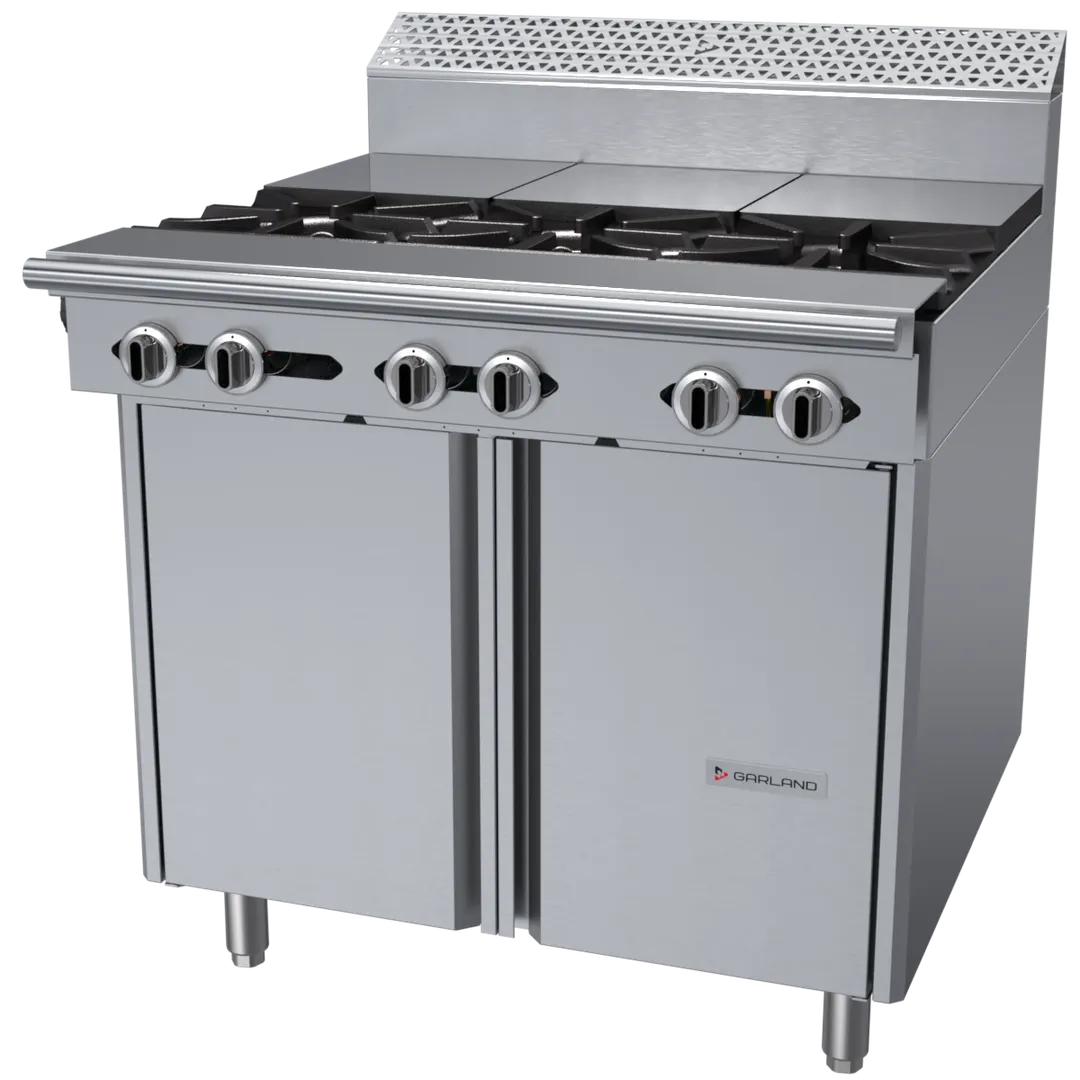 Garland US Range C36-15S Garland Cuisine Series Heavy Duty Range, Gas, 36"