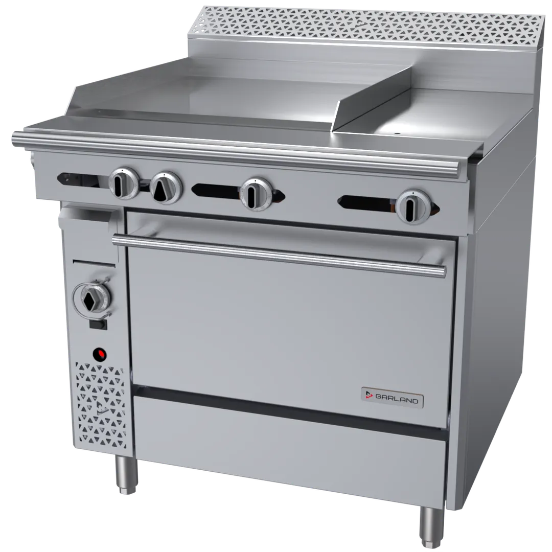 Garland US Range C36-3-1C Garland Cuisine Series Heavy Duty Range, Gas, 36"