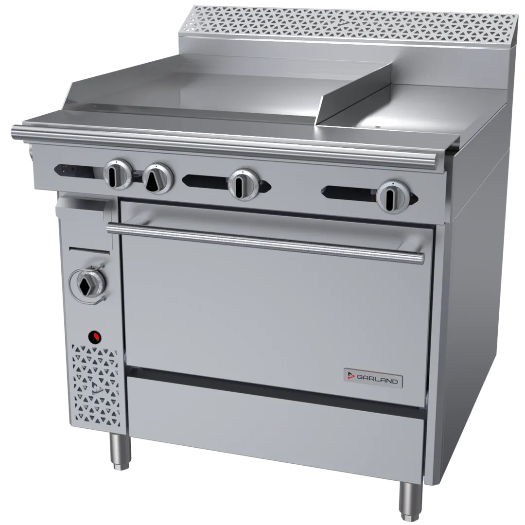 Garland US Range C36-3-1R Garland Cuisine Series Heavy Duty Range, Gas, 36"