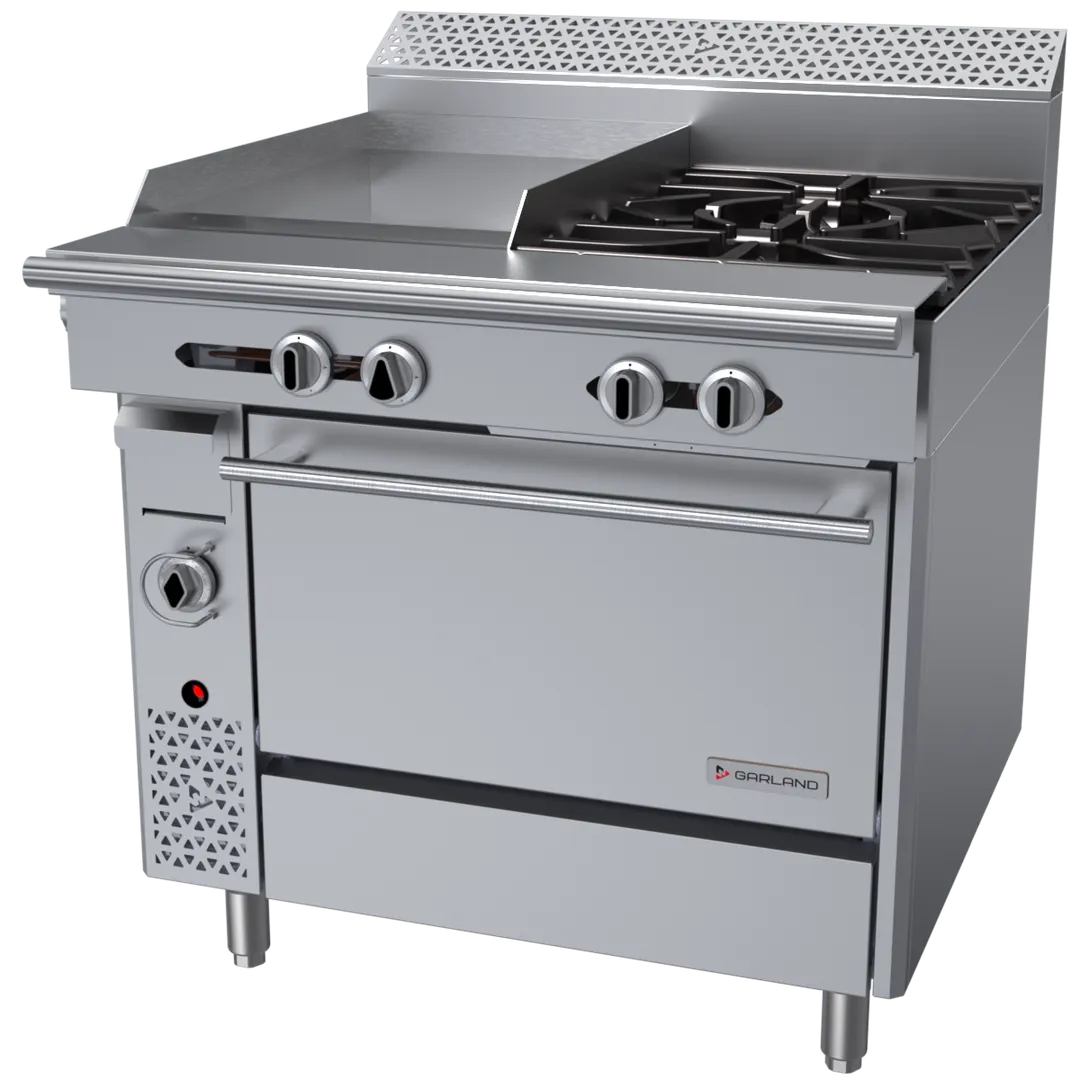 Garland US Range C36-4R Garland Cuisine Series Heavy Duty Range, Gas, 36"