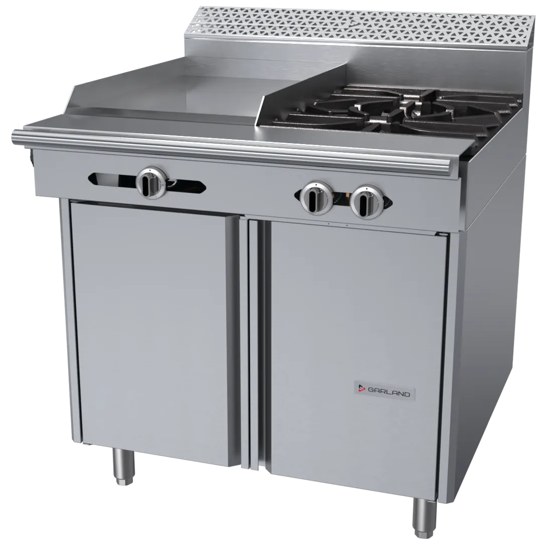 Garland US Range C36-4S Garland Cuisine Series Heavy Duty Range, Gas, 36"