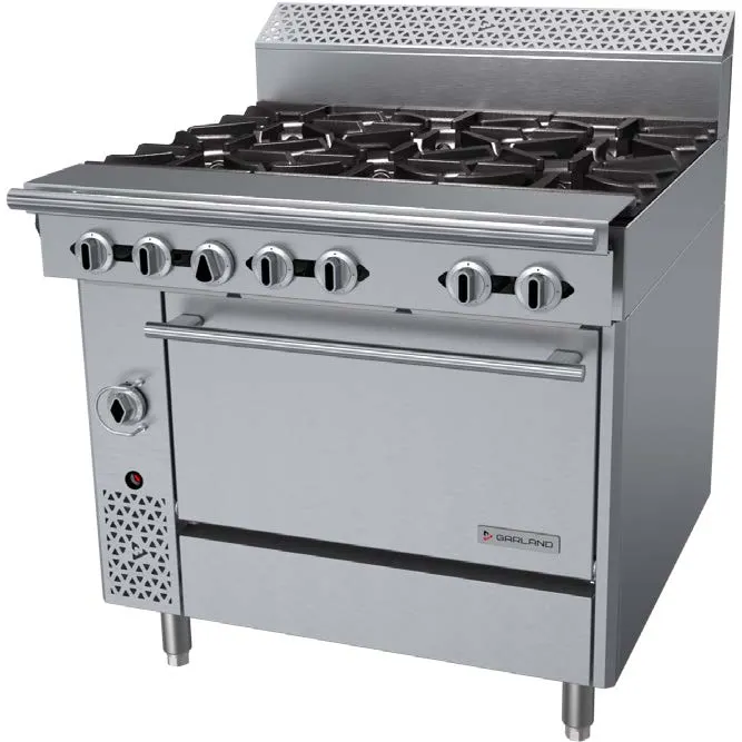 Garland US Range C36-6S Garland Cuisine Series Heavy Duty Range, Gas, 36"
