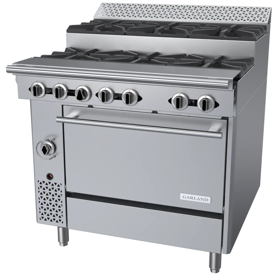 Garland US Range C36-6SUR Garland Cuisine Series Heavy Duty Range, Gas, 36"
