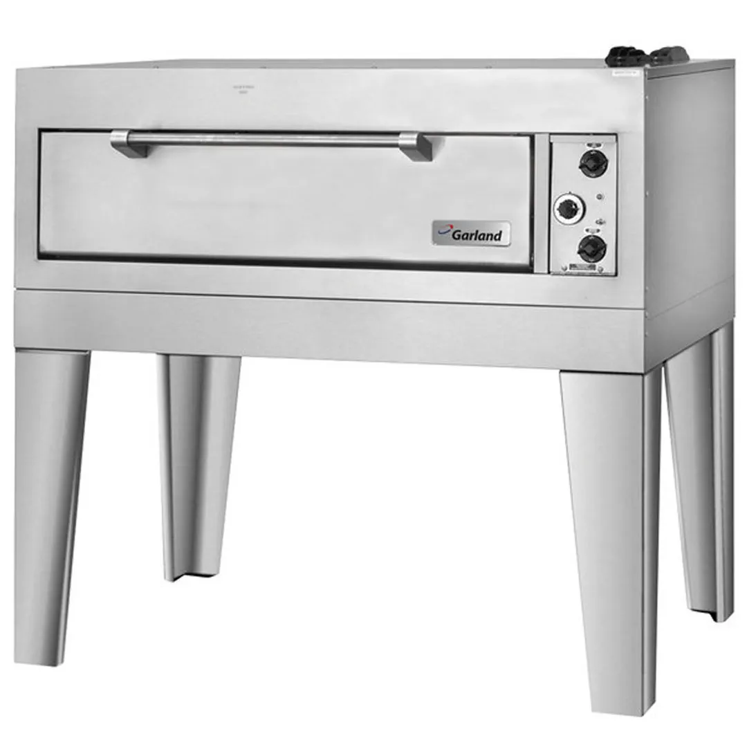 Garland US Range E2001 55" Single Deck Electric Bake Oven with 8" Interior Height, 27" Legs, 6.2 kW