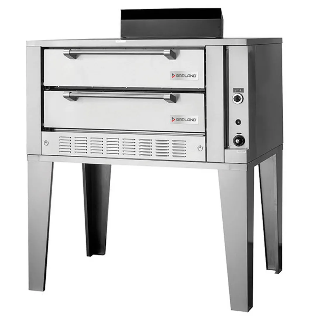 Garland US Range G2072 55" Double Deck Gas Bake Oven with 7" Interior Height, 22" Legs, 80.000 BTU
