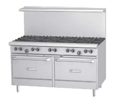 Garland US Range G60-G60SS 60" Gas Restaurant Range w/ 60" Full Griddle, (2) Cabinet Bases, 90.000 BTU