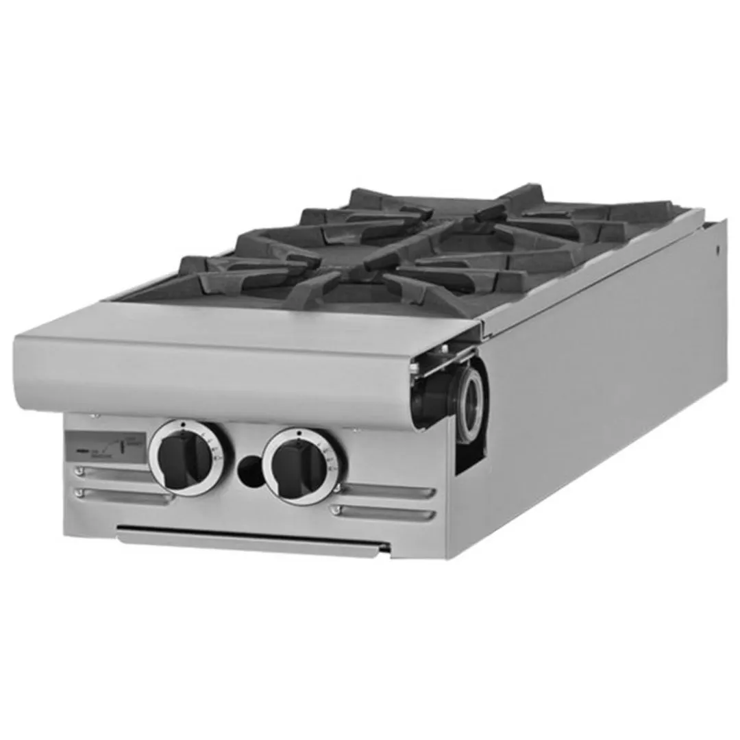 Garland US Range M12T 12" Gas Heavy Duty Range w/ (2) Open Burners, Modular Base, 48.000 BTU