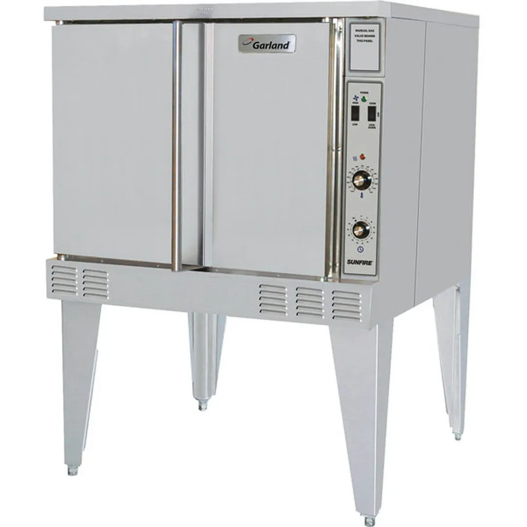 Garland SCO-GS-10S SunFire Single Deck Full Size Gas Convection Oven, Solid State Controls, 53.000 BTU