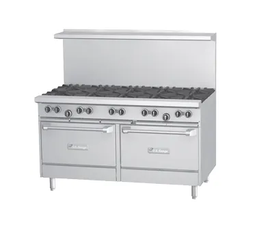 Garland US Range U60-G60SS 60" Gas Restaurant Range w/ 60" Full Griddle, (2) Cabinet Base, 90.000 BTU