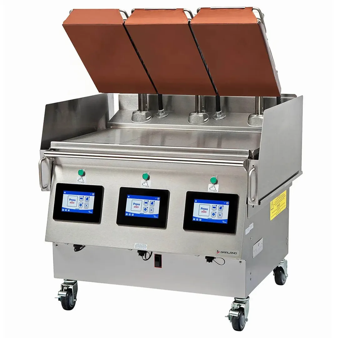 Garland US Range XPG36 X-Press Flat Griddle, Gas, Three Platens, 39-2/3" Wide