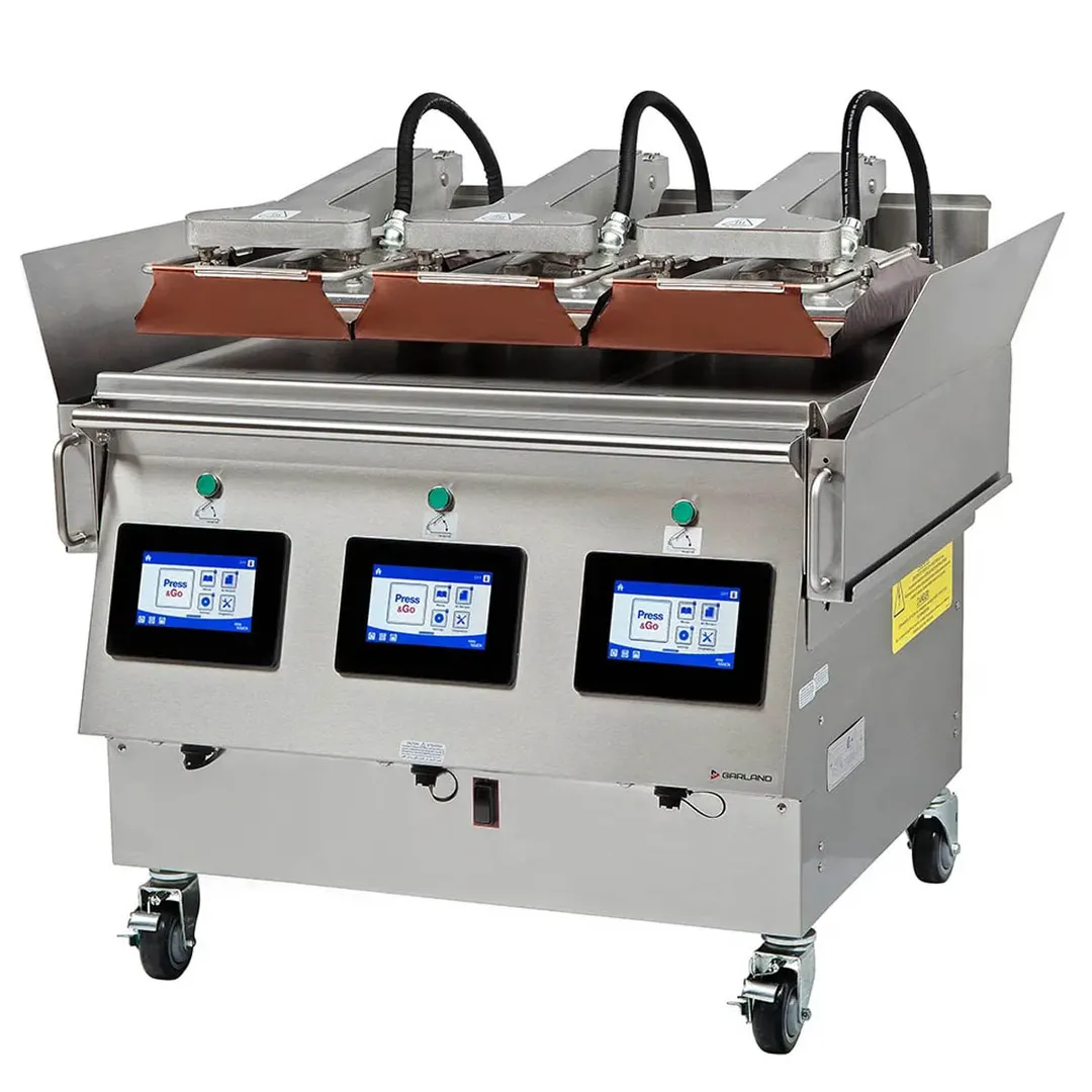 Garland US Range XPG36 X-Press Flat Griddle, Gas, Three Platens, 39-2/3" Wide
