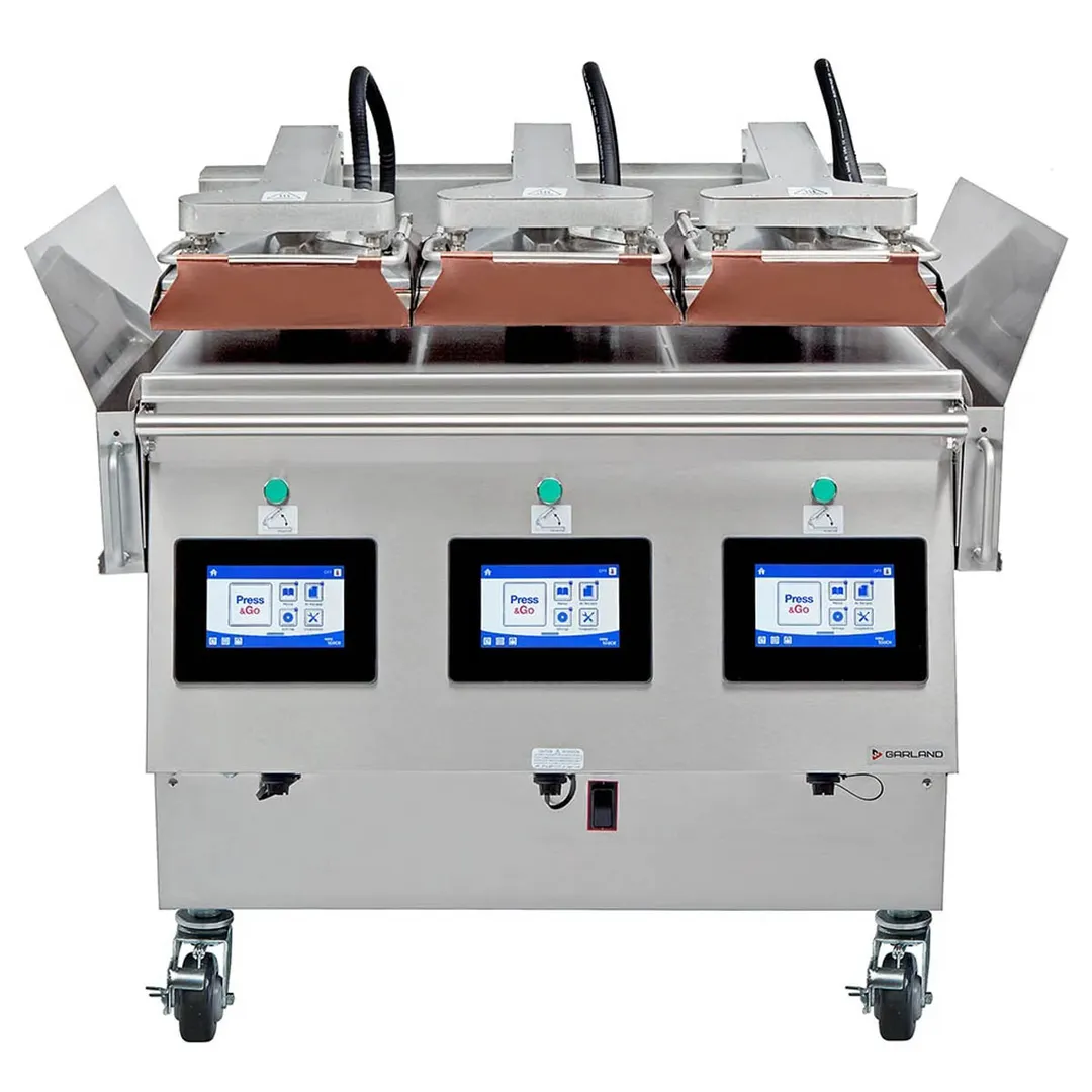 Garland US Range XPG36 X-Press Flat Griddle, Gas, Three Platens, 39-2/3" Wide