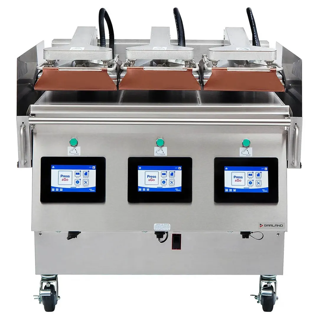 Garland US Range XPG36 X-Press Flat Griddle, Gas, Three Platens, 39-2/3" Wide
