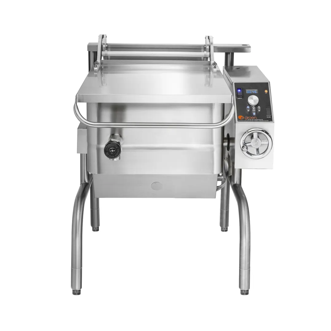 Groen BPM-15EC 15-Gallon Electric Tilt Skillets Braising Pan, Manual Tilt, Classic Controls, 208V