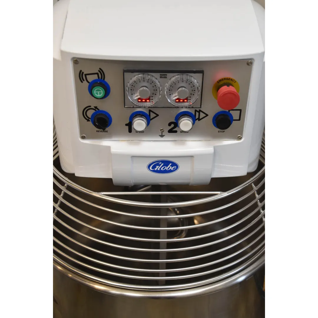 Globe GSM130 Spiral Dough Mixer, 2-Speed, 130 lbs Dough Capacity