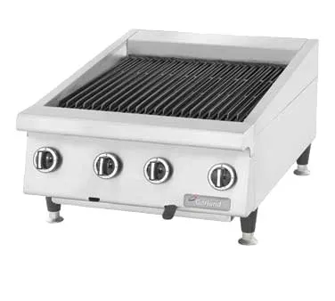 Garland US Range GTBG48-AR48 47" Countertop Gas Radiant Charbroiler w/ Adjustable Grates