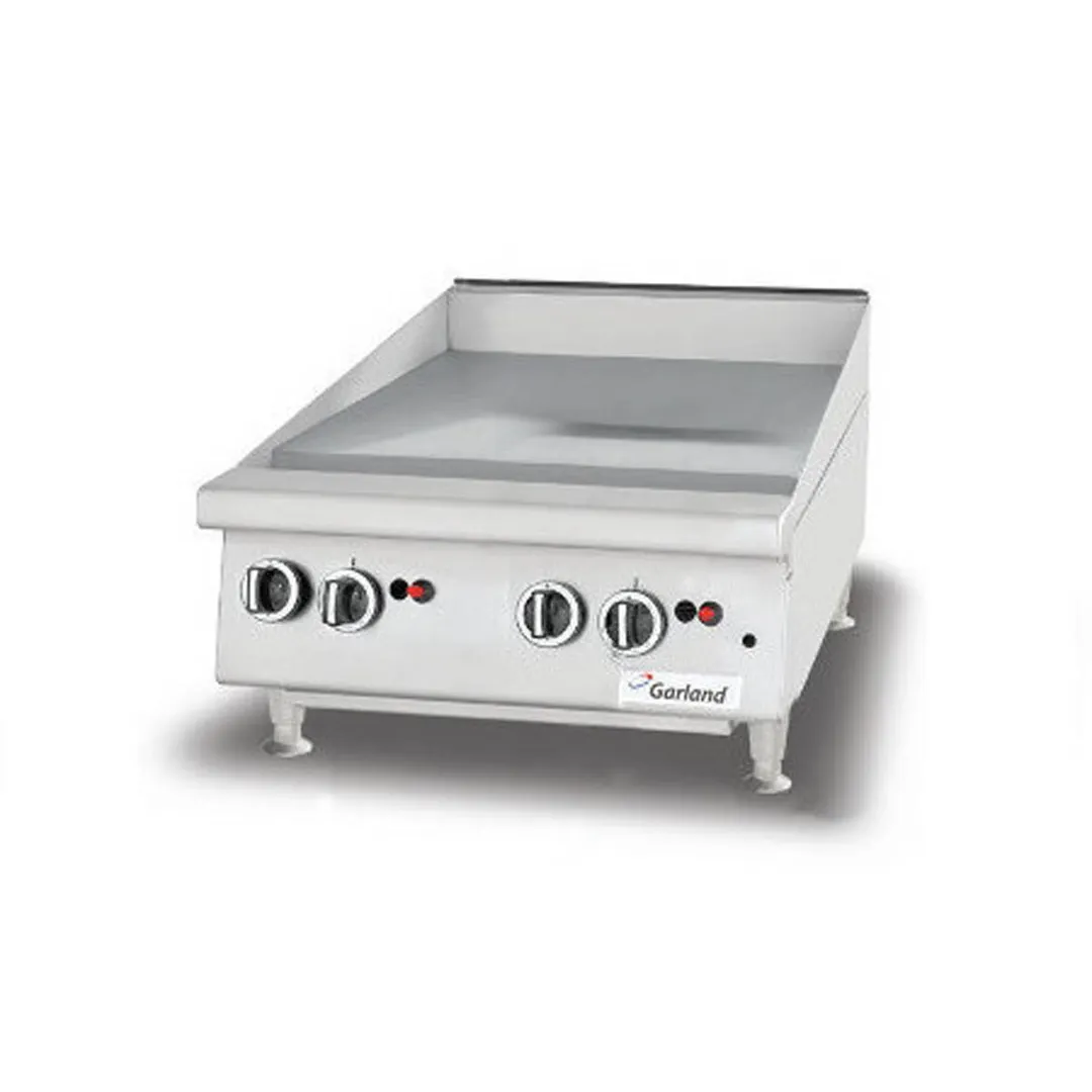 Garland GTGG24-GT24M 24" Countertop Thermostatic Gas Griddle, 1" Steel Plate, 56.000 BTU