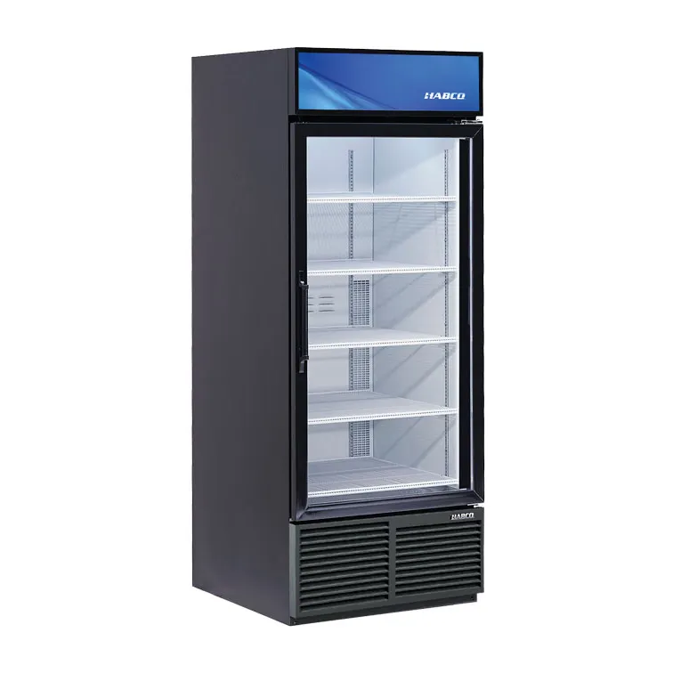 HABCO ESM28HC - 30" Glass‑Door Merchandiser Refrigerator, 24‑37 cu ft, R290, 1/3 HP 115V, Floor