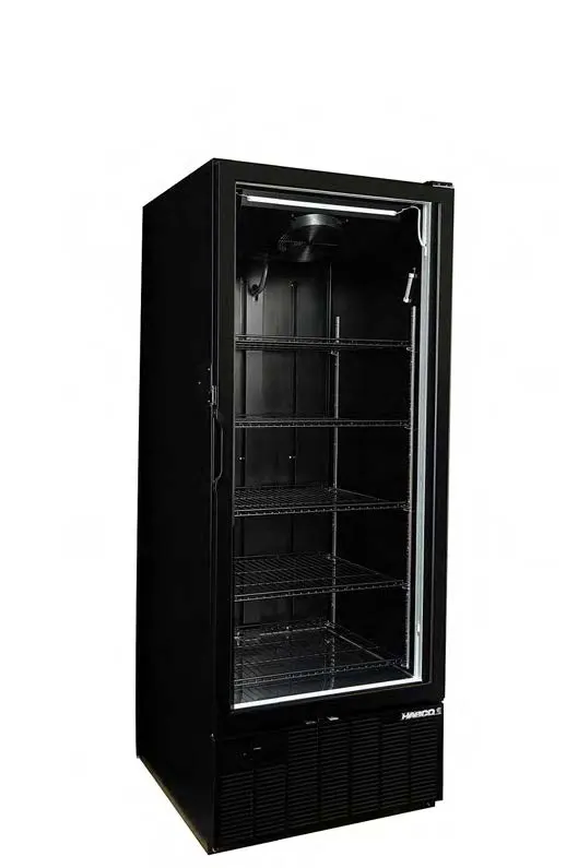 Habco SF28HCBATDM - 30" Glass Freezer, 24‑37 cu ft, Black, 1 HP R290 Compressor, 115V, Alarm